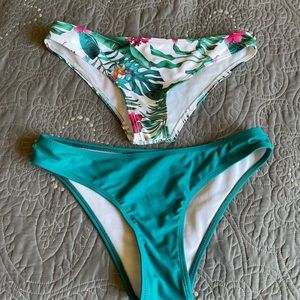 2 pairs of Shein Bikini bottoms